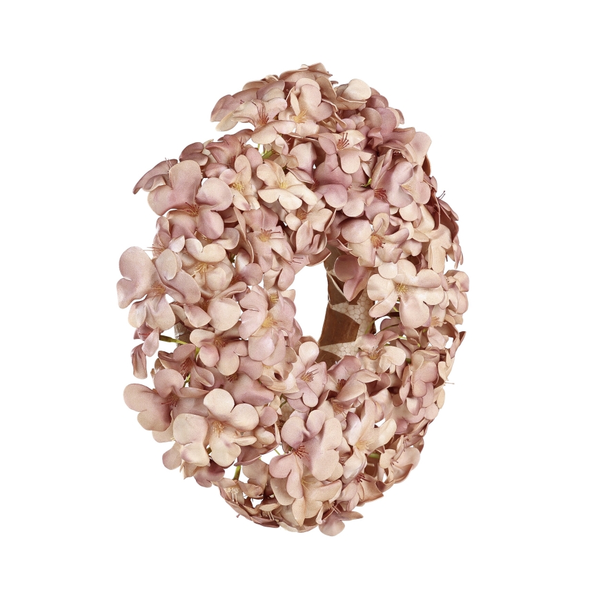 Eglo 428208 - Corona de flores artificiales SOLVANG d. 35 cm rosa