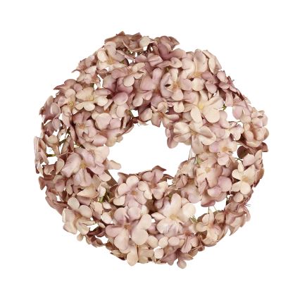 Eglo 428208 - Corona de flores artificiales SOLVANG d. 35 cm rosa