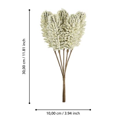 Eglo - Flor artificial 30 cm amarillo