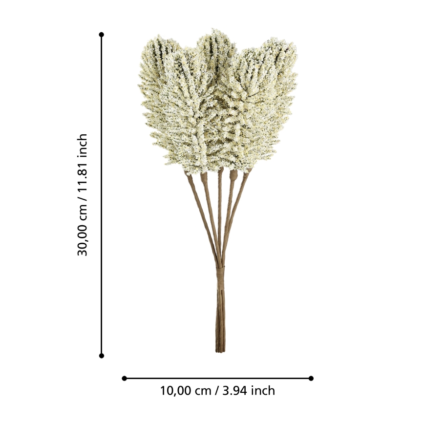 Eglo - Flor artificial 30 cm amarillo