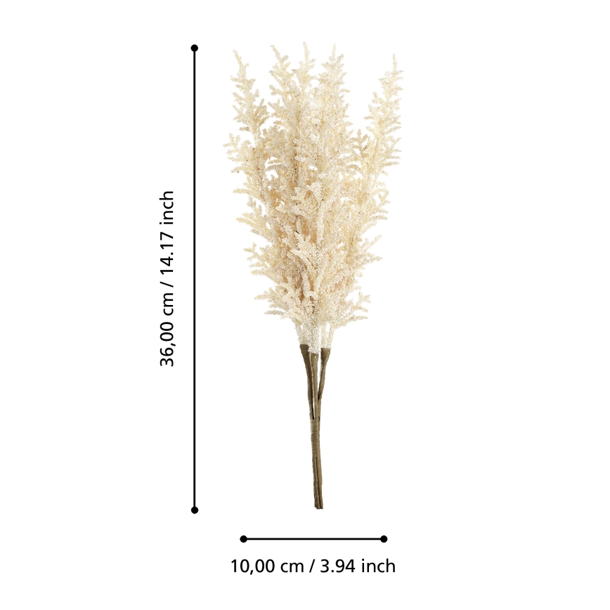 Eglo - Flor artificial 36 cm amarillo