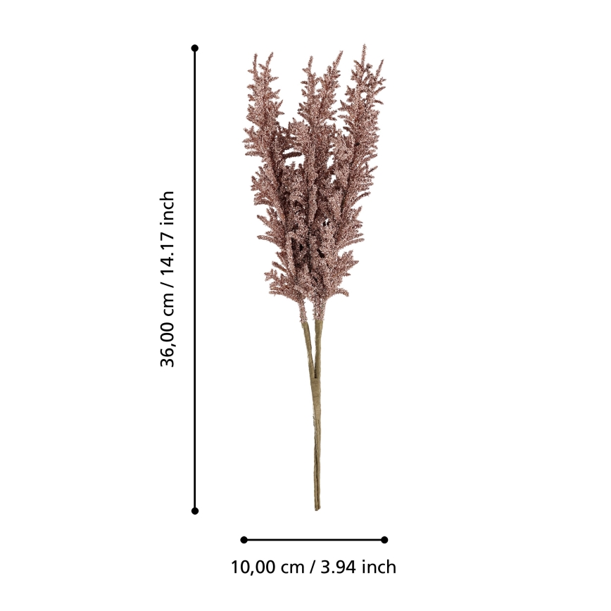 Eglo - Flor artificial 36 cm rojo