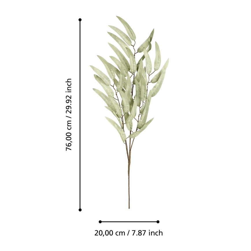 Eglo - Flor artificial 76 cm Verde