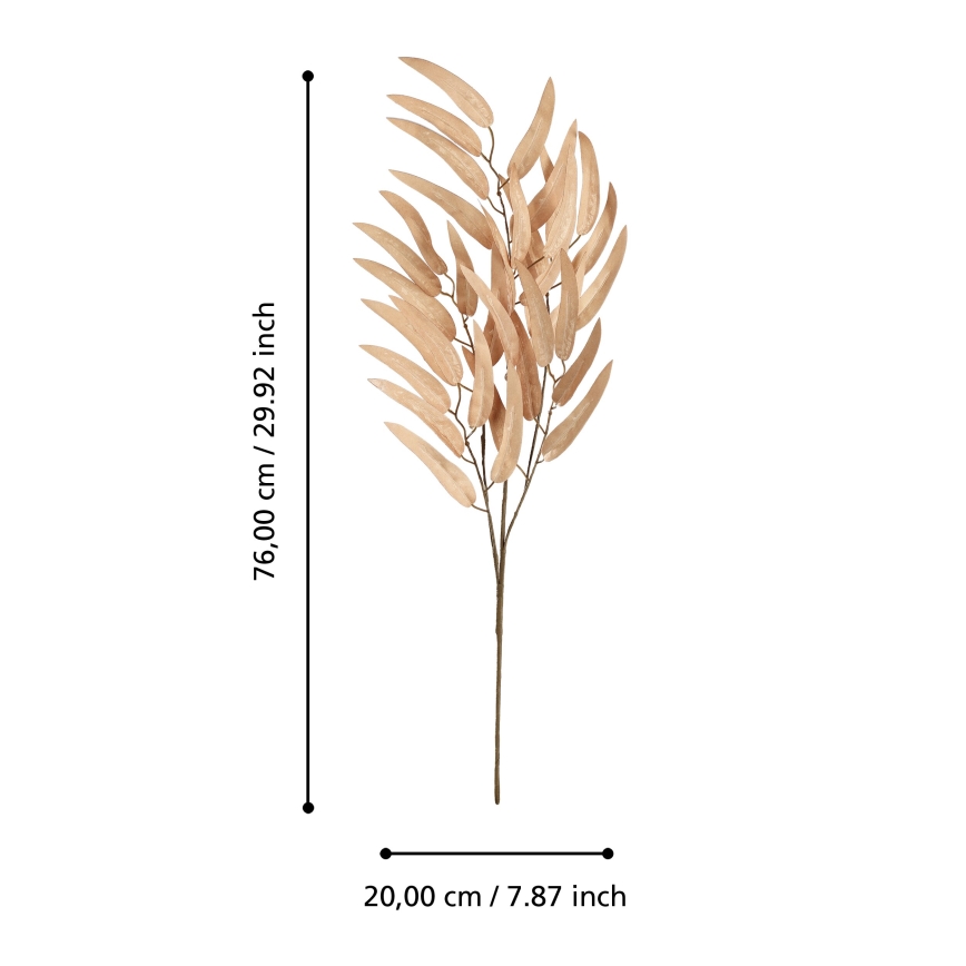 Eglo - Flor artificial 76 cm naranja