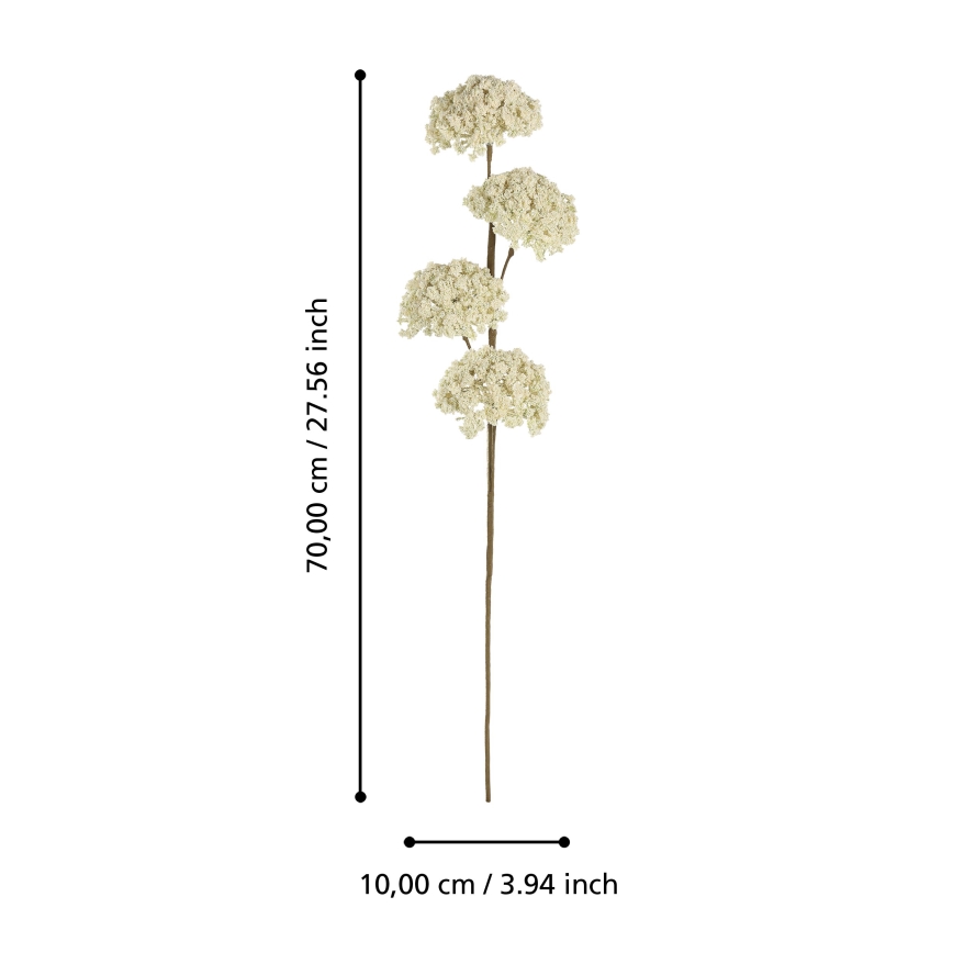 Eglo - Flor artificial 70 cm amarillo