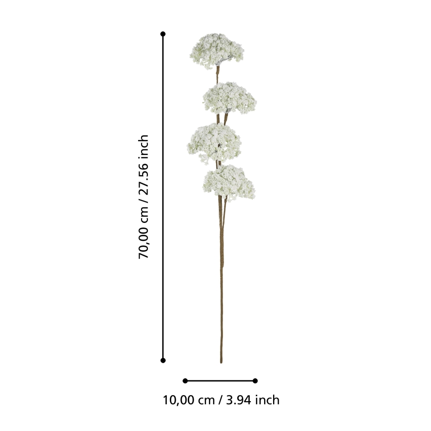 Eglo - Flor artificial 70 cm blanco