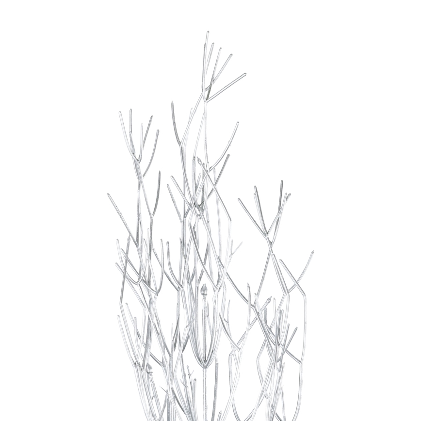 Eglo - Flor artificial 87,5 cm plata