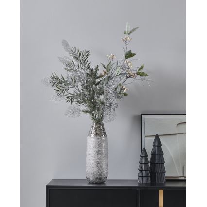 Eglo - Flor artificial 87,5 cm plata