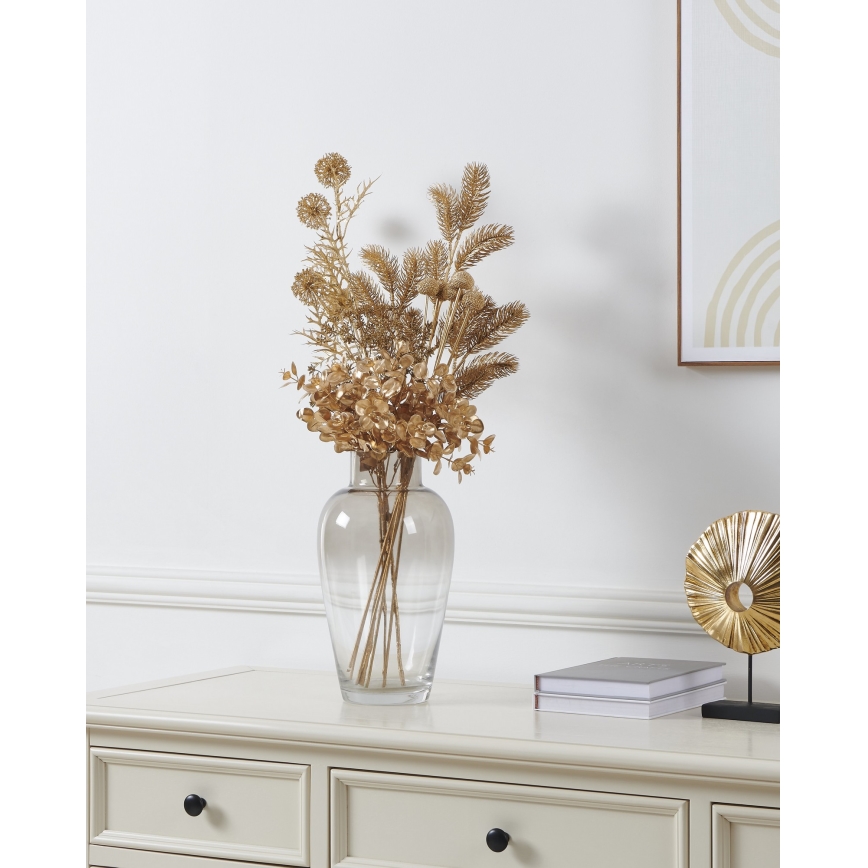 Eglo - Flor artificial 53 cm dorado