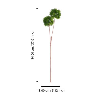 Eglo - Flor artificial 94 cm Verde