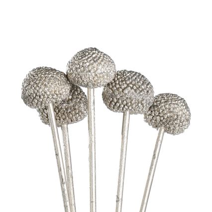 Eglo - Flor artificial 58,5 cm plata