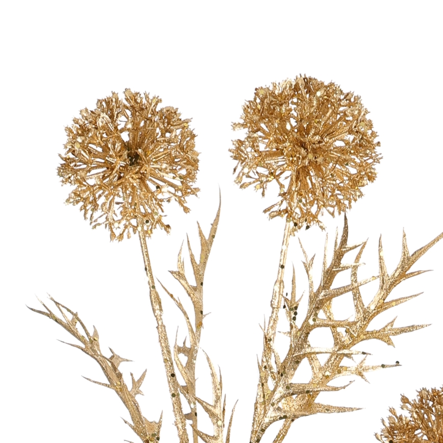 Eglo - Flor artificial 76,5 cm dorado
