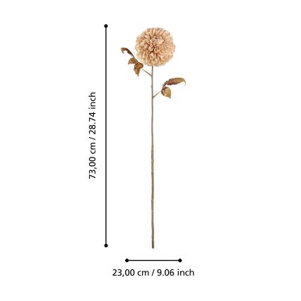 Eglo - Flor artificial 73 cm beige
