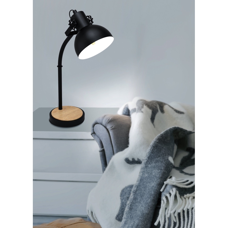 Eglo 43165 - Lámpara de mesa LUBENHAM 1xE27/28W/230V