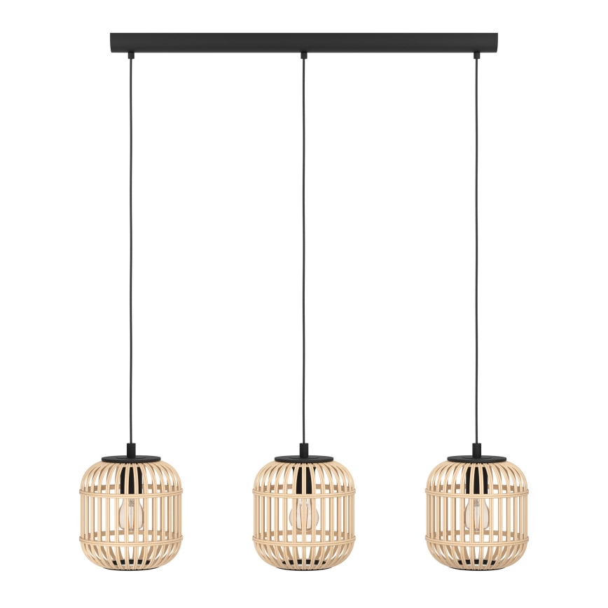 Eglo - Lámpara colgante 3xE27/28W/230V