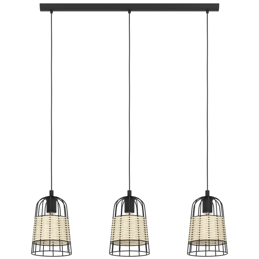 Eglo - Lámpara colgante 3xE27/40W/230V