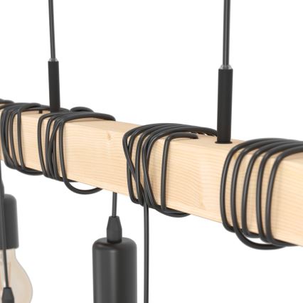 Eglo - Lámpara colgante TOWNSHEND 6xE27/60W/230V