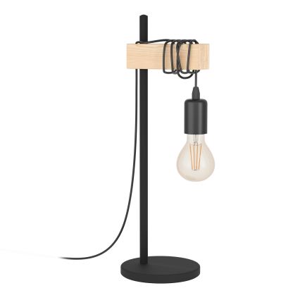 Eglo - Lámpara de mesa TOWNSHEND 1xE27/10W/230V