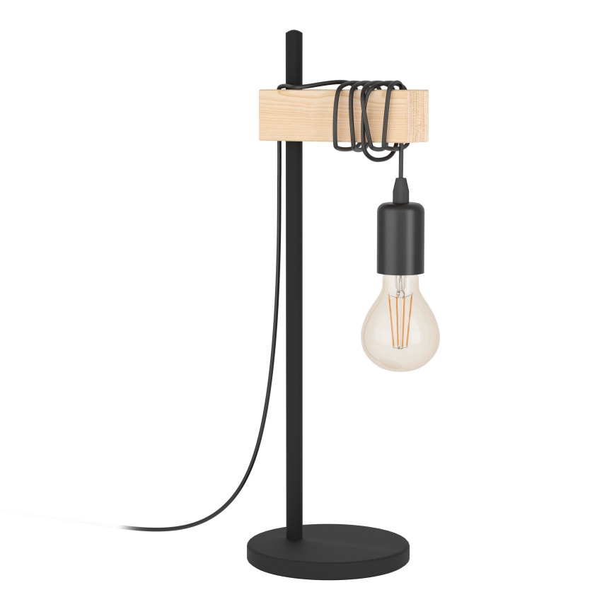 Eglo - Lámpara de mesa TOWNSHEND 1xE27/10W/230V