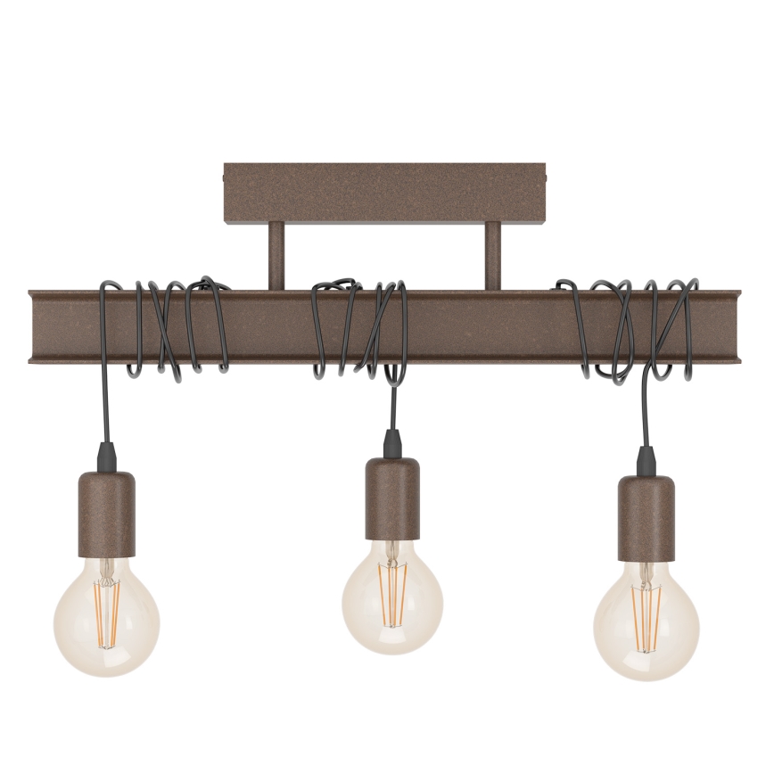 Eglo - Lámpara de suspensión TOWNSHEND 3xE27/60W/230V