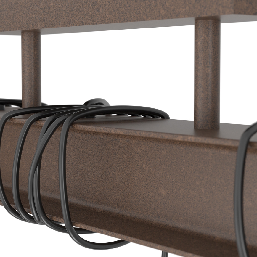 Eglo - Lámpara de suspensión TOWNSHEND 3xE27/60W/230V