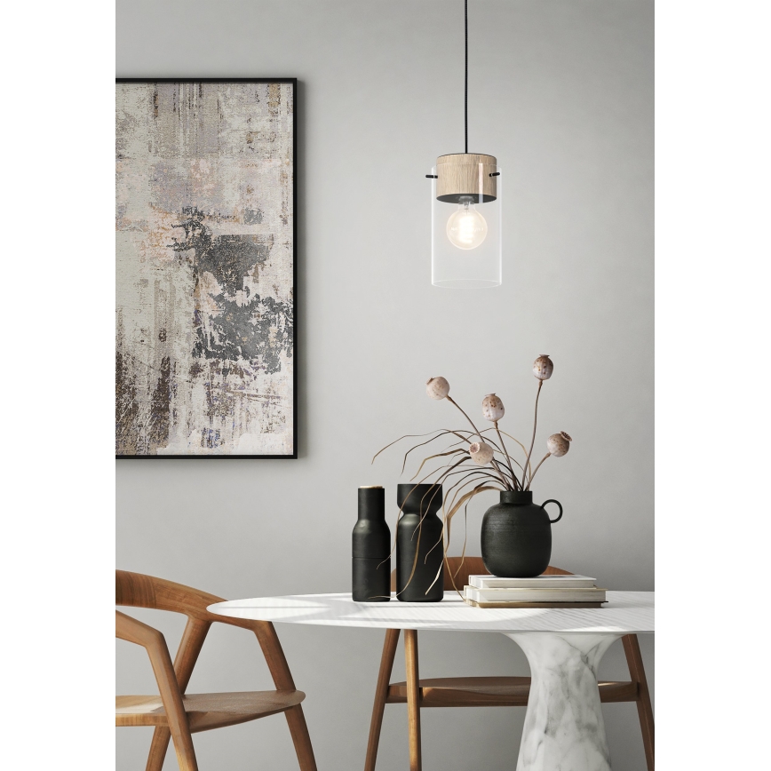Eglo - Lámpara colgante 1xE27/28W/230V