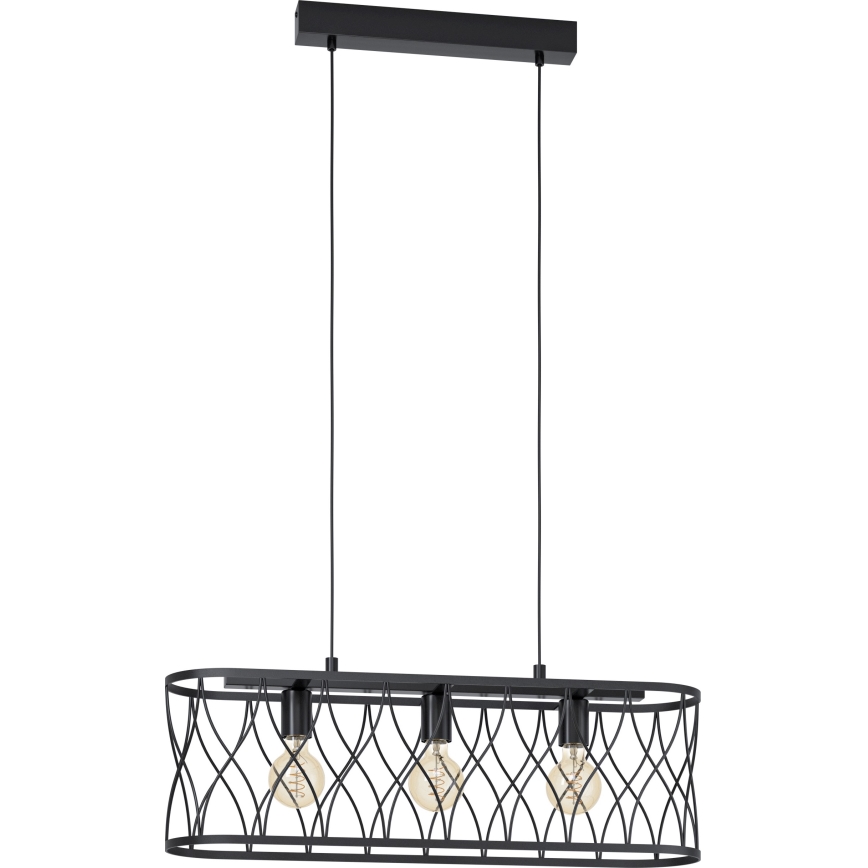 Eglo - Lámpara colgante 3xE27/40W/230V