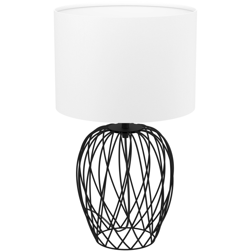 Eglo - Lámpara de mesa 1xE27/40W/230V blanco