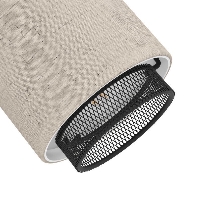 Eglo - Aplique 3xE14/40W/230V negro/beige