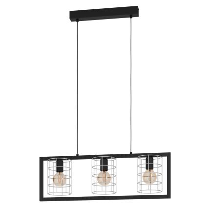 Eglo - Lámpara colgante 3xE27/40W/230V