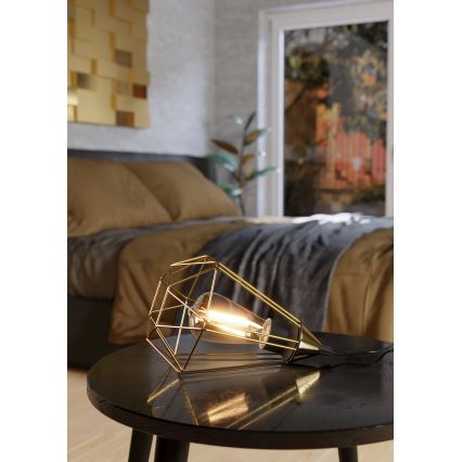 Eglo - Lámpara de mesa con enchufe 1xE27/60W/230V