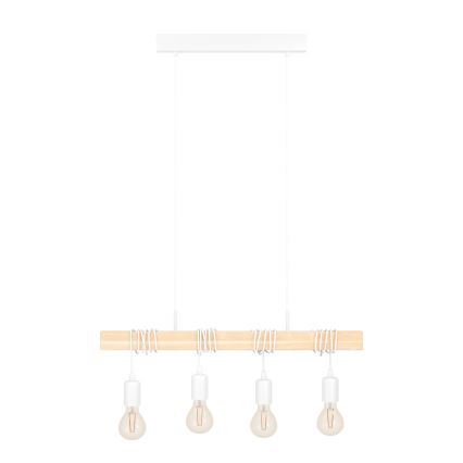 Eglo - Lámpara colgante TOWNSHEND 4xE27/60W/230V