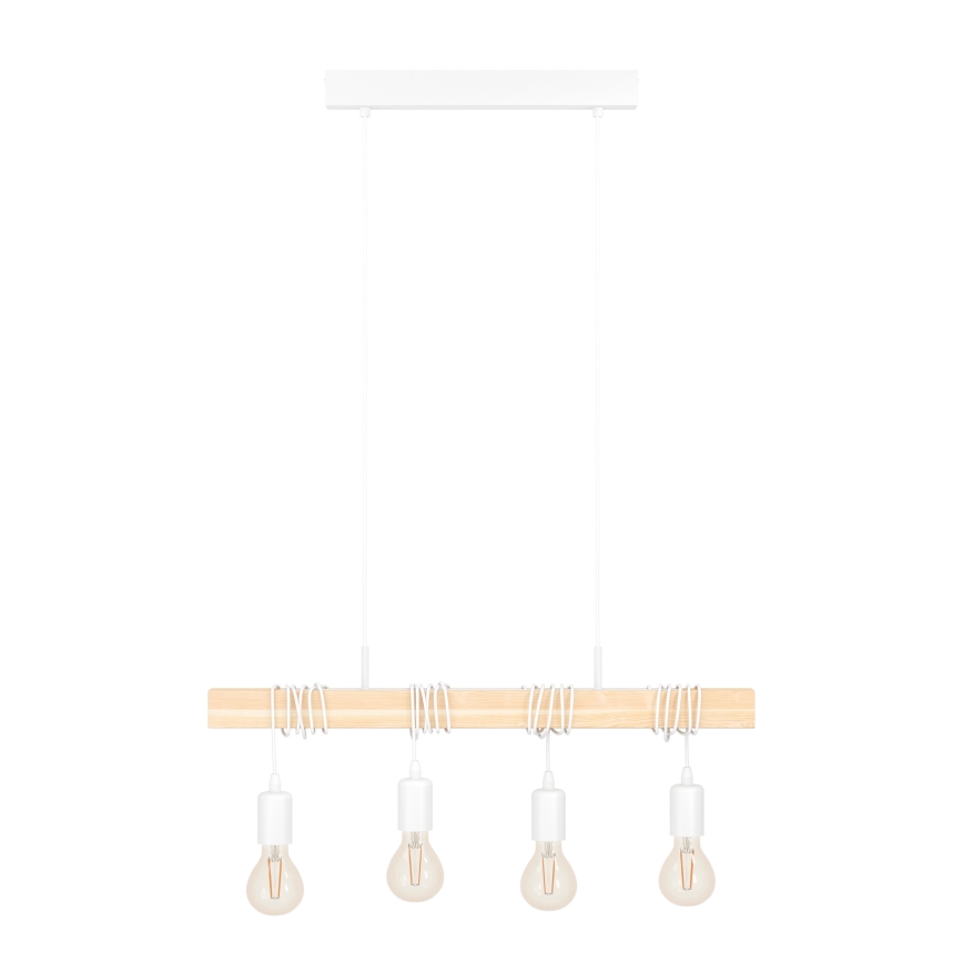 Eglo - Lámpara colgante TOWNSHEND 4xE27/60W/230V