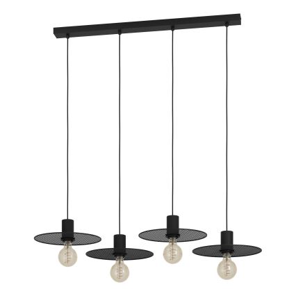 Eglo - Lámpara colgante 4xE27/40W/230V