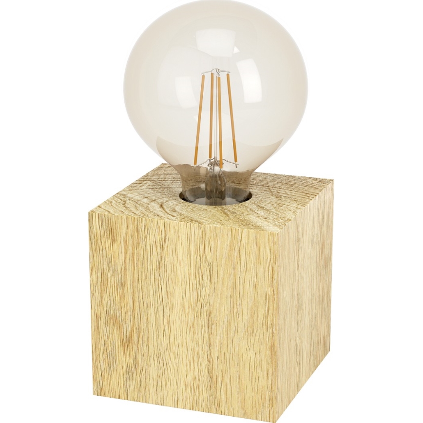 Eglo - Lámpara de mesa 1xE27/40W/230V beige