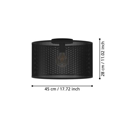 Eglo - Plafón 1xE27/40W/230V