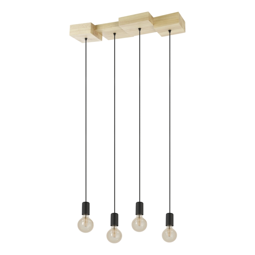 Eglo - Lámpara colgante 4xE27/40W/230V
