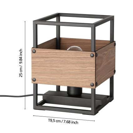 Eglo - Lámpara de mesa 1xE27/40W/230V