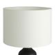 Eglo - Lámpara de mesa 1xE27/40W/230V blanco/negro