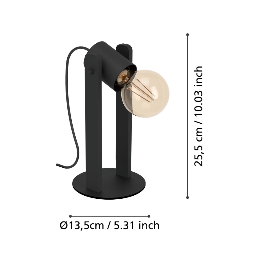 Eglo - Lámpara de mesa 1xE27/15W/230V