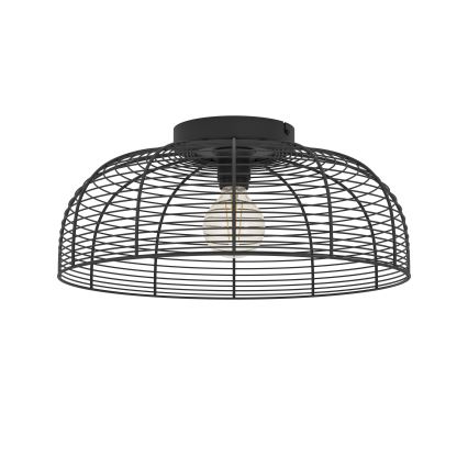 Eglo - Plafón 1xE27/40W/230V negro