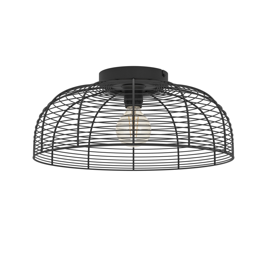 Eglo - Plafón 1xE27/40W/230V negro