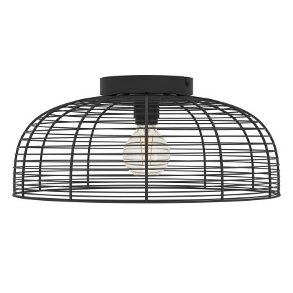 Eglo - Plafón 1xE27/40W/230V negro