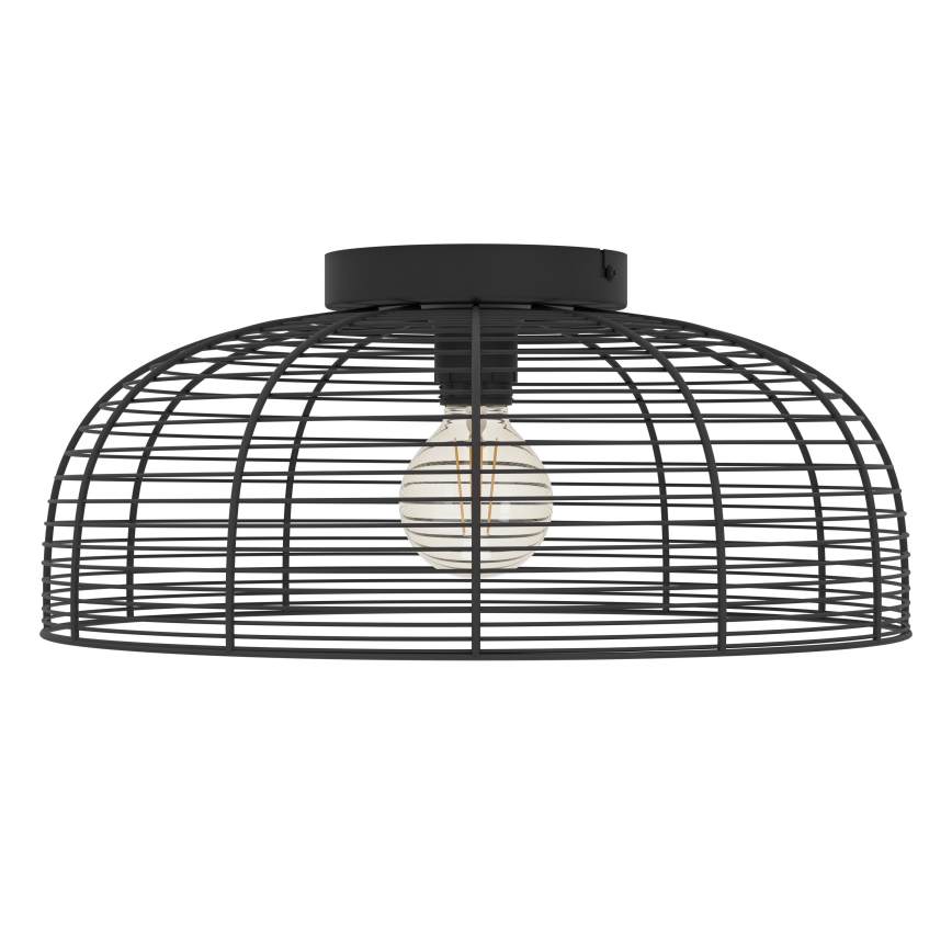 Eglo - Plafón 1xE27/40W/230V negro