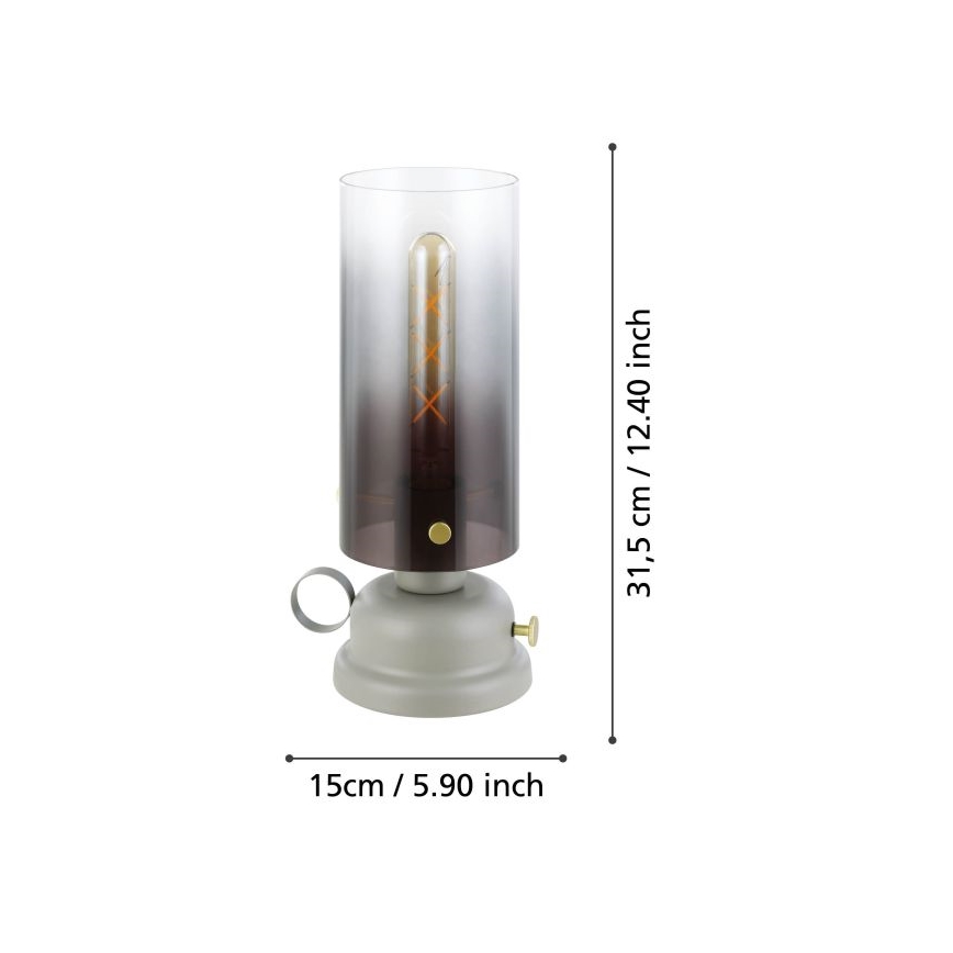 Eglo - Lámpara de mesa 1xE27/40W/230V
