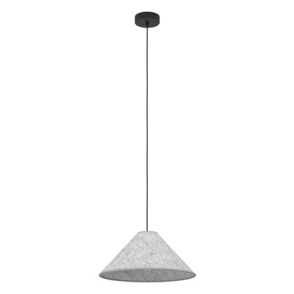 Eglo - Lámpara colgante 1xE27/40W/230V gris