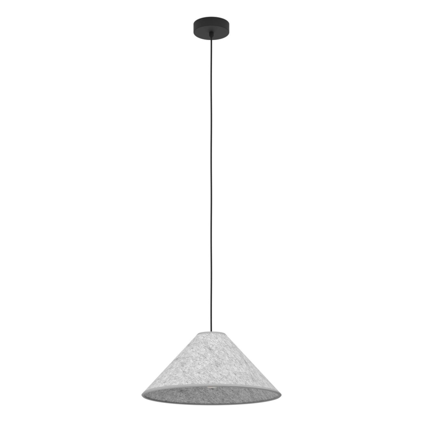 Eglo - Lámpara colgante 1xE27/40W/230V gris