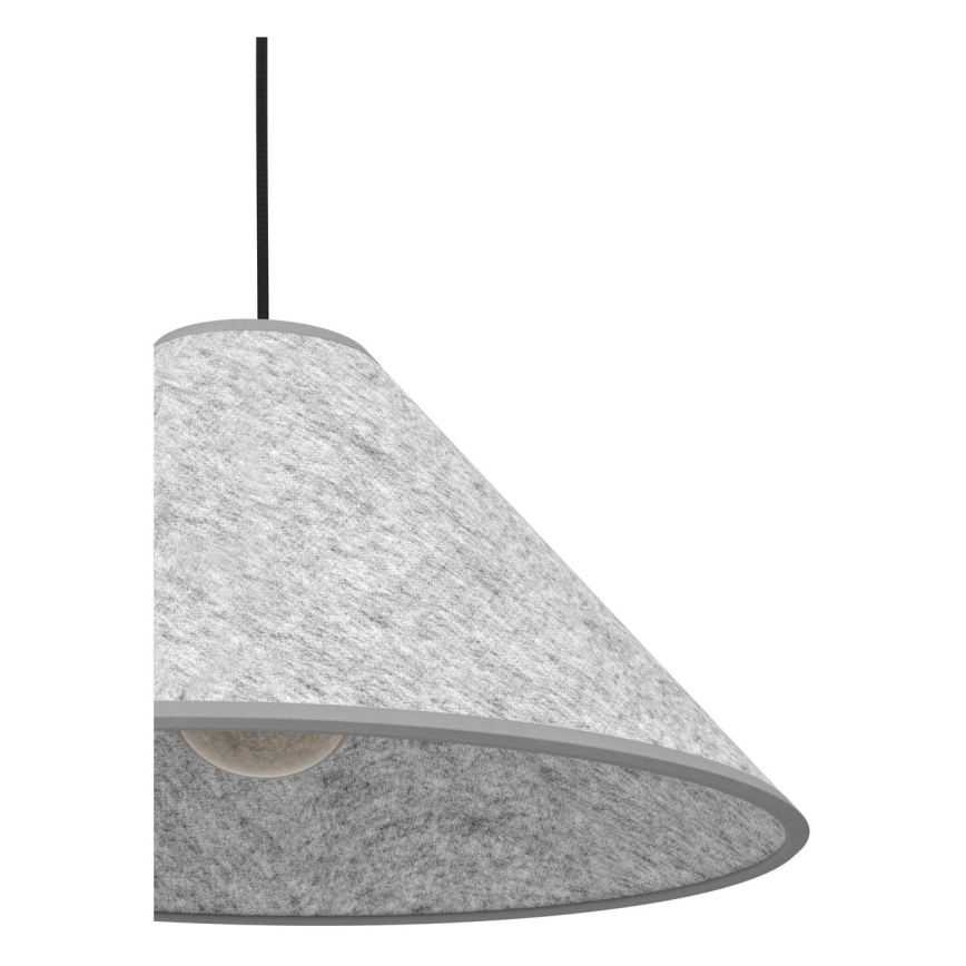 Eglo - Lámpara colgante 1xE27/40W/230V gris