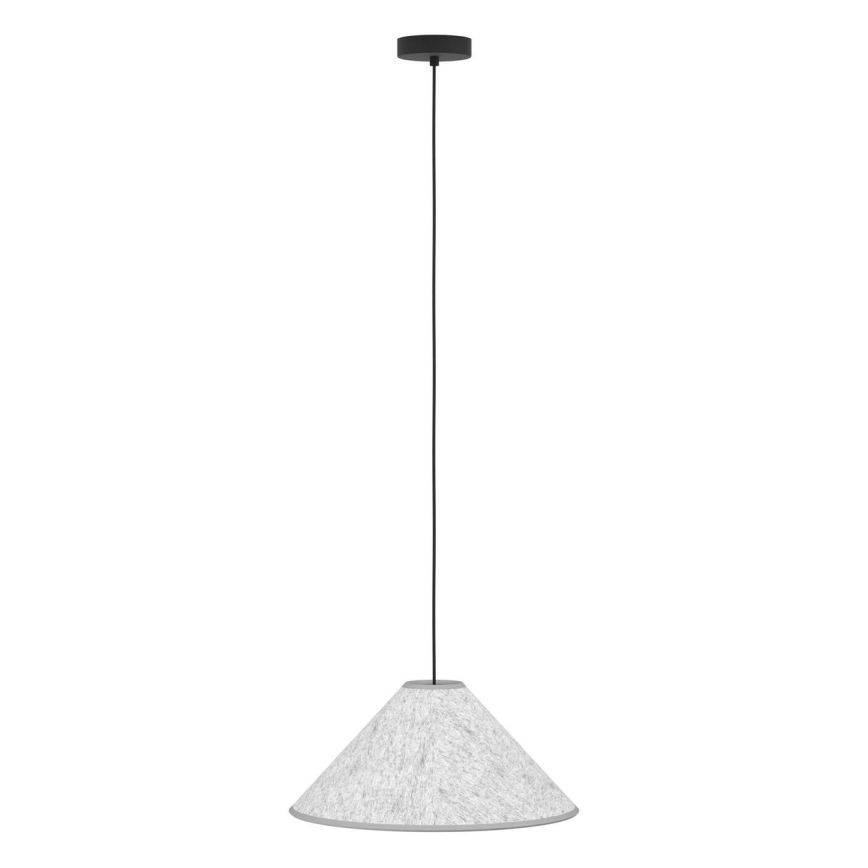 Eglo - Lámpara colgante 1xE27/40W/230V gris