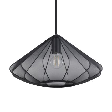 Eglo - Lámpara colgante 1xE27/40W/230V diá. 42,5 cm negro